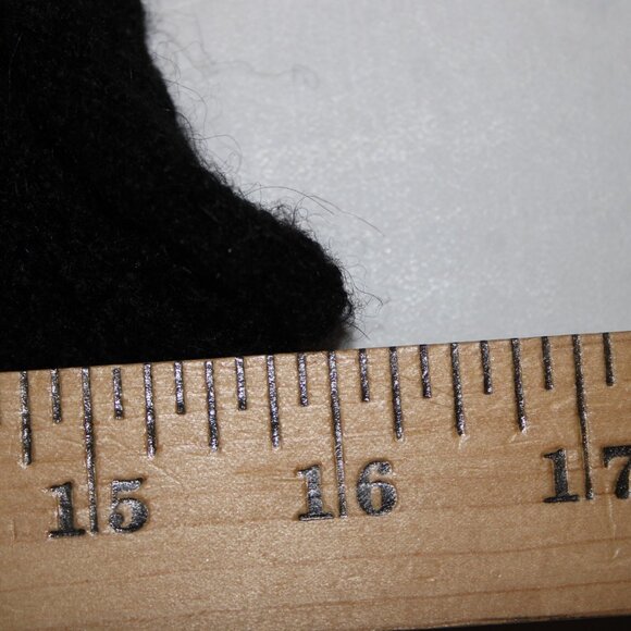 Tory Burch Sz M Black Sleeveless Open Knit Rhinestones Wool Alpaca Polyamide Top - Picture 13 of 14